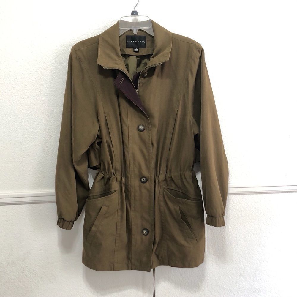 Vintage cinch waist gallery coat